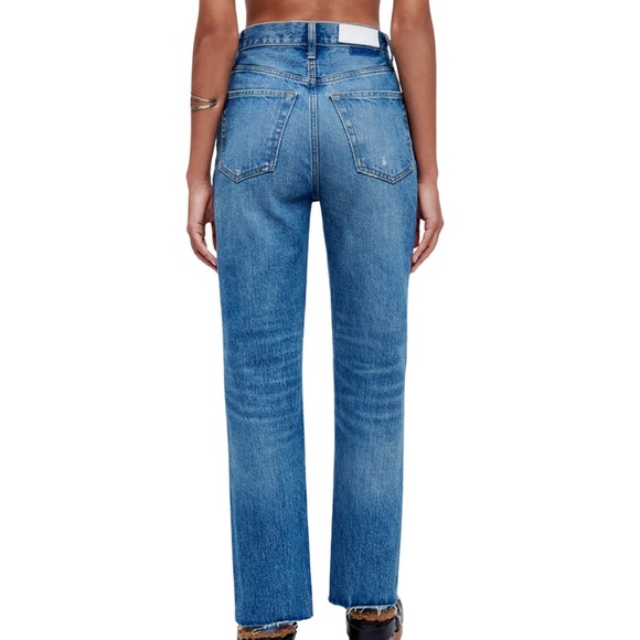 Re/done stovepipe stretch denim jeans - Picture 2 of 6